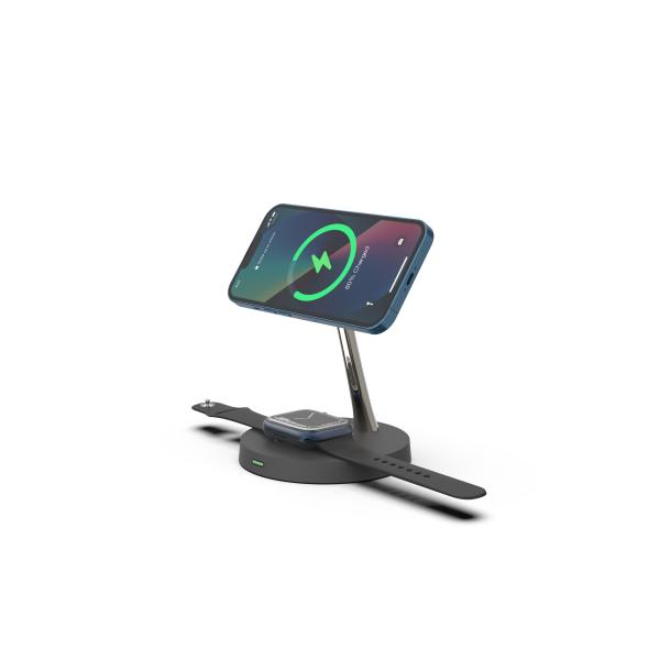 T269C 4 In 1 Mulit-Function Fast Wireless Charger With Night Light Support Apple Watch 30w Intelligent Charger