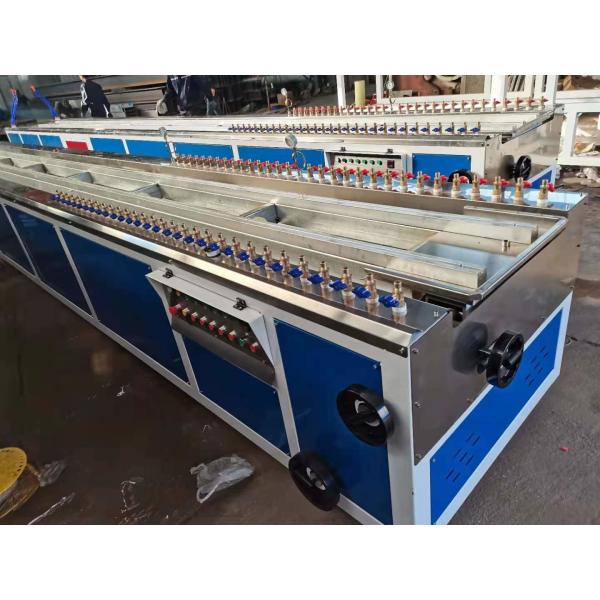 High efficiency PVC profile making machine , Conical twin screw extruder for UPVC profiles