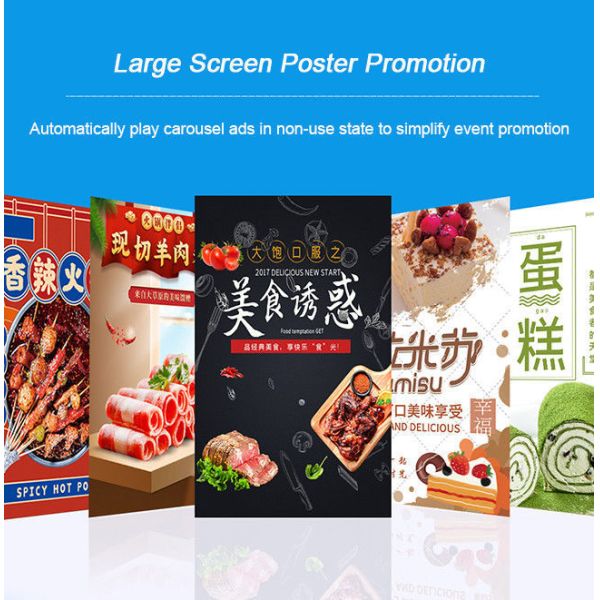 21.5 inch High-Performance Food Ordering Kiosk Machine With Dual-Screen Display for Enhanced Interaction