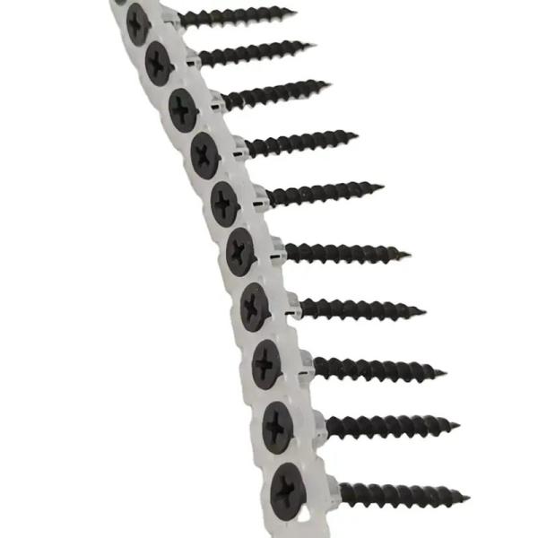 Strength Sharp Point Chain Belt Drywall Screws With Bugle Head For Building Construction.