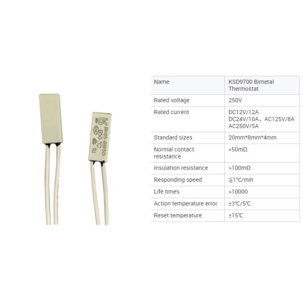 Auto Reset BK05-BB5D 250V AC 10A Thermal Overload Switch