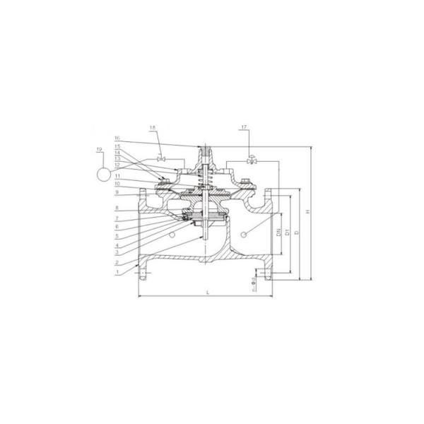 Flange End Float Ball Valve for Water tank