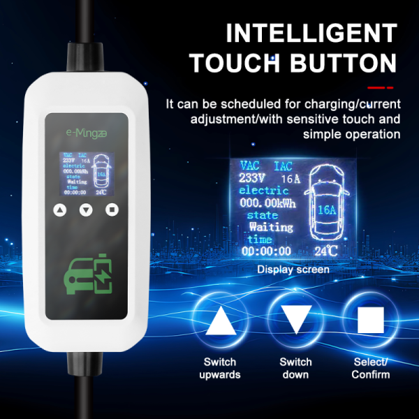Portable EV Charger safety features demonstration