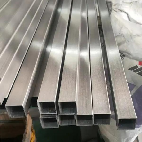 Custom Stainless Steel Rectangular Pipe ASTM UNS32205 3mm Square