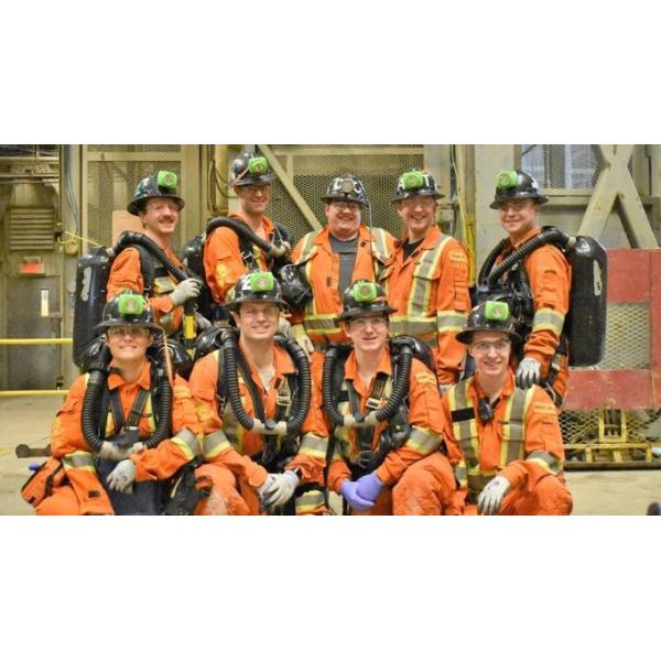 348Lum 25000lux Explosion Proof Mining Headlamp 10.4Ah With Cable