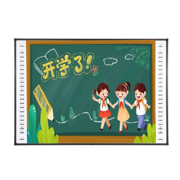 96 Inch Interactive Whiteboard Wall Mount Ceramic Surface Indoor Projection Board Teaching Smart Board With Media Player