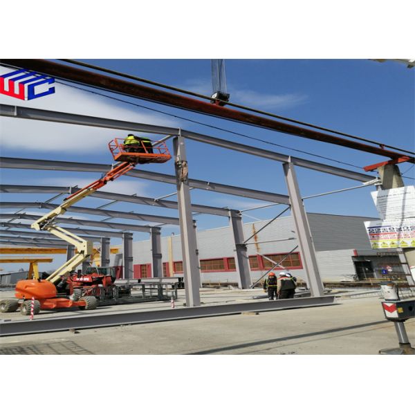 Steel building fabrication project