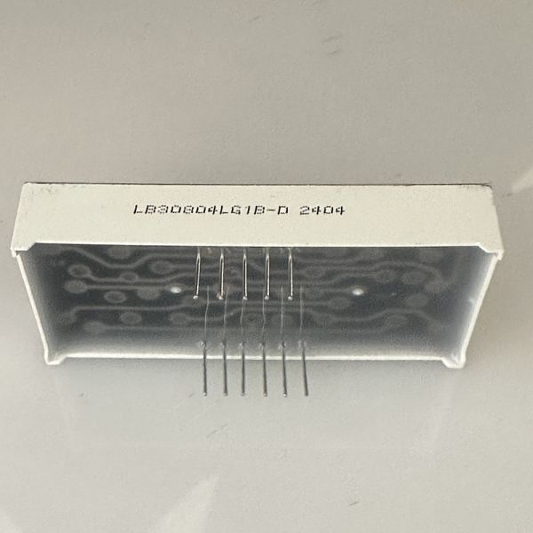 Low Current Pure Green 20.32mm (0.8-Inch) 3-Digit 7-Segment Common Cathode LED Display for Temperature Controllers