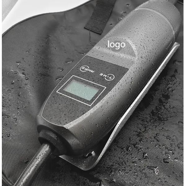 Type 2 Portable Ev Charger 6a To 32a Adjustable With Timer Lcd Display