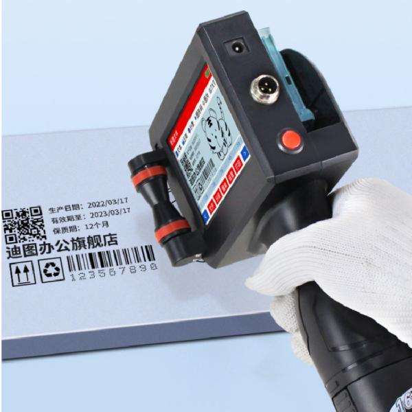 Quick Drying Ink Portable Hand Held Date Printer for Semi-automatic Carton Box Printing