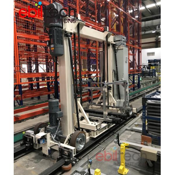 Warehouse Smart Automatic Rack System with Stacker Crane Cargo Lifter
