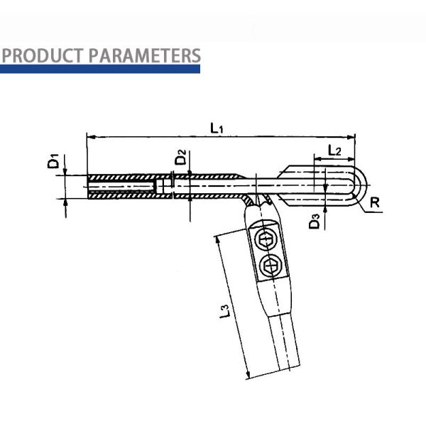 Hydraulic Compression Type Strain Clamp for AS Stranded Wire with High-Strength Aluminum Alloy and Anti-Loosening Grooves