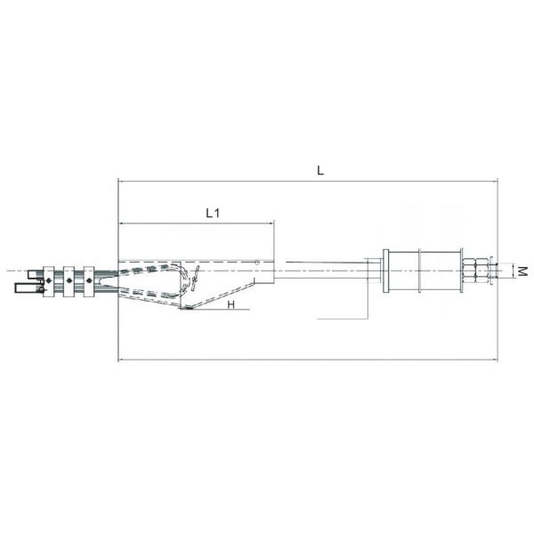 6mm 8mm 9mm Elevator Rope Attachment with Residential Traction Elevator System