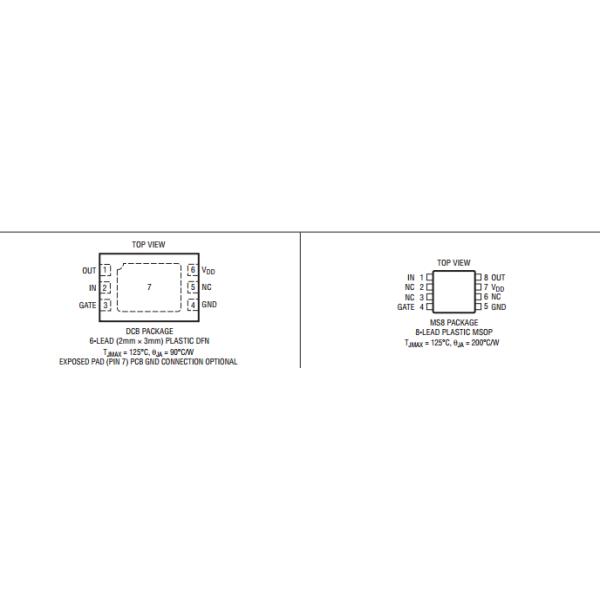 Positive High Voltage Ideal Diode Controller N-Channel Mosfet High Availability Systems Ltc4357cms8