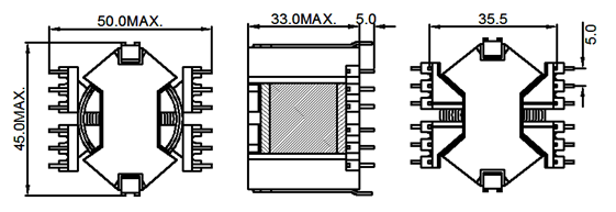 RM Type High Frequency Transformer/SMPS Transformer For Power Supply