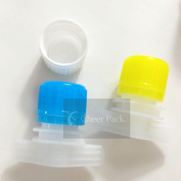 Outer Dia 18mm HDPE Plastic Spout Cap For Liquid Doypack Packaging