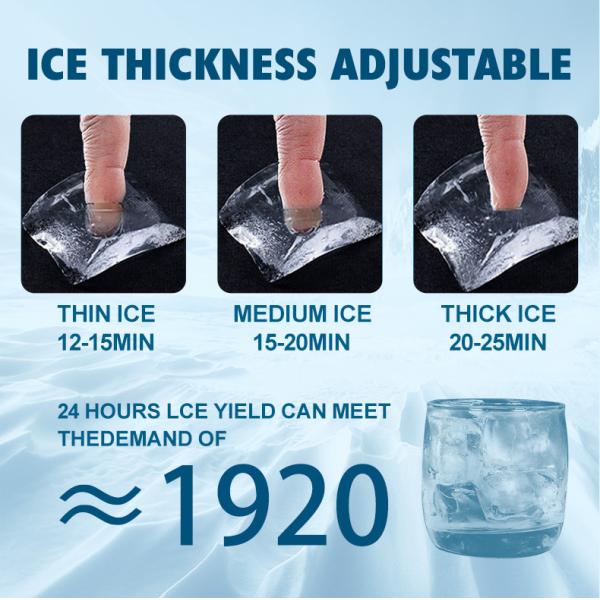 150kg Crescent Shaped Ice Maker Daily Capacity R404 Half Moon Ice Maker