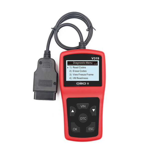 New Arrival V319 OBD2 Reader Diagnostic Support Multi-language OBDII Car Scanner