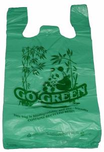 Quality 30X48CM Compostable Shopping Bags Bio Compostable Carry Bags EN 13432 for sale