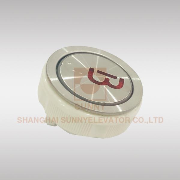 Passenger Elevator Push Button Size 36mm Stainless Steel With Braille