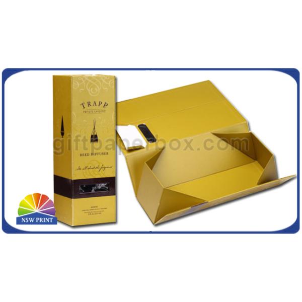 Handmade Folding Cardboard Wine Packaging Box Rigid Gift Presentation Box
