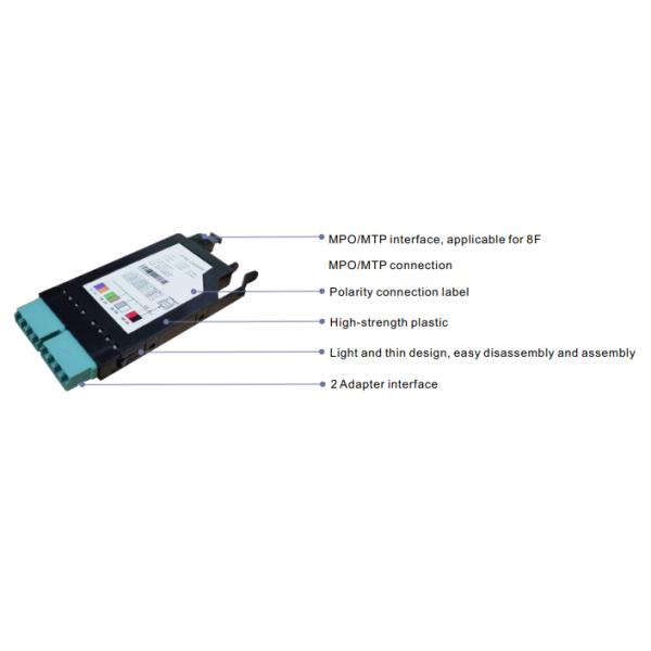 MTP LC Fiber Patch Panel Laminated Steel With 12x12F MPO