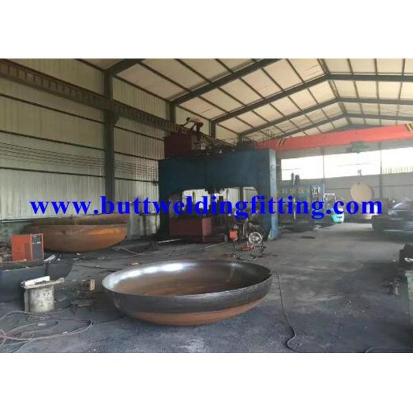 Industrial Pipe Butt Weld Fittings ASTM WPB A234 Caps , Round Head Code