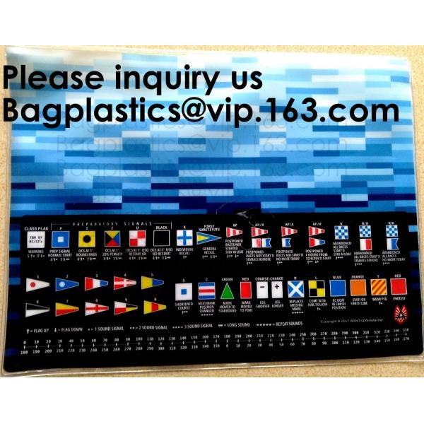 Waterproof Regatta Document Pouch Zip-Lock Zipper Documents Bags Vinyl Documentation File Bags Stitched Sailcloth Pouche