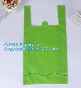 Factory recyclable laminated non woven bag big size shopping with heat transfer printing pp non woven fabric carry bag