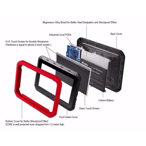 New Arrival Original XTOOL EZ400 same function as XTOOL PS90 PS 90 Diagnostic Tool EZ 400 Updated