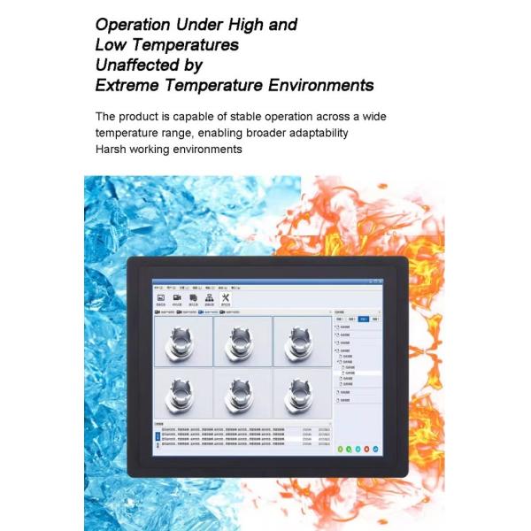 19 inch Industrial Control Display Screens Windows Panel Pc IP65 Open Frame Embedded Vertical Touchscreen Monitor 