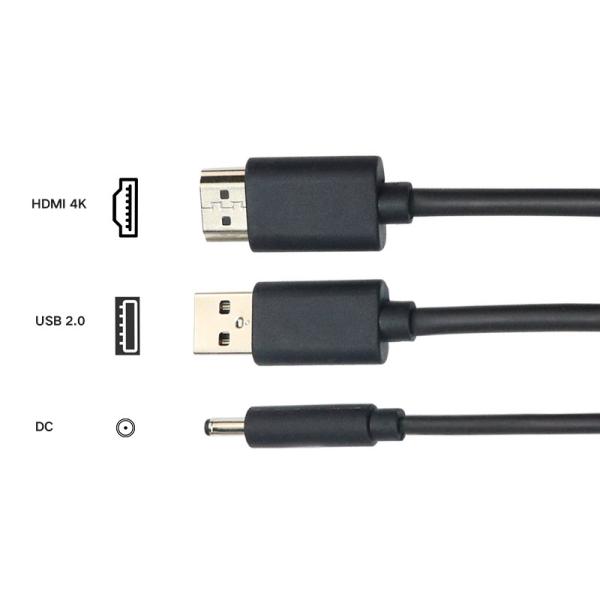 3 in 1 VR Cable angle connectors psx4 vr eye game extension sync for HTC VIVE
