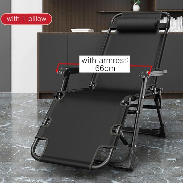 Household Folding Bed Ultra Light Adjustable Height Camp Cot Modern Multi-Function Reclining Lounge Chair Portable Outdoor