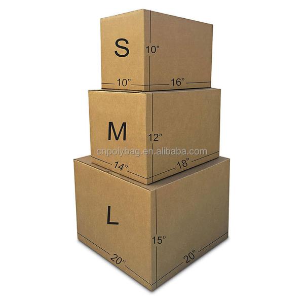 Durable Kraft Paper Cartons with Customization Options for E-commerce Packaging and Shipping Solutions