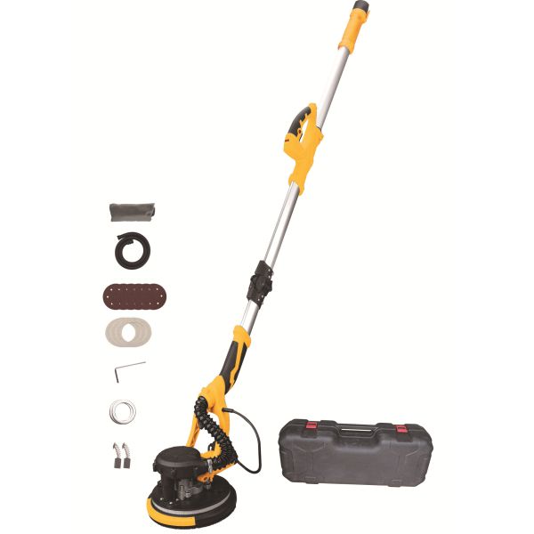 Foldable, Self-suction, Long-handled Wall Sander/polisher / with Dual Light Strips / Dust-free Wall Putty Machine / Power Tools