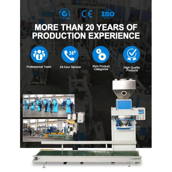 Food Packaging Function Semi Automatic 25kg Soil Bag Filling Machine at Reasonable