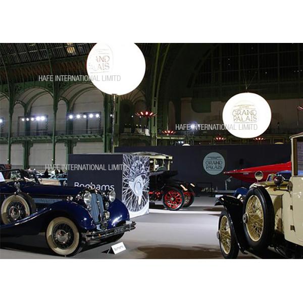 Battery Power Inflatable Led Light With DC200W Pearl LED For Outside Seaside Events
