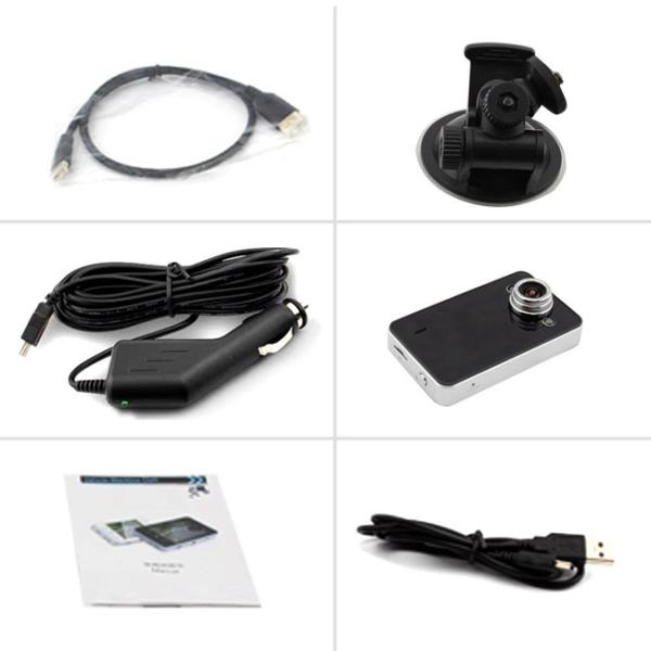 2.4" Screen Mini Dash Cam K6000 Night Vision Motion Detection Loop Video CAR DVR