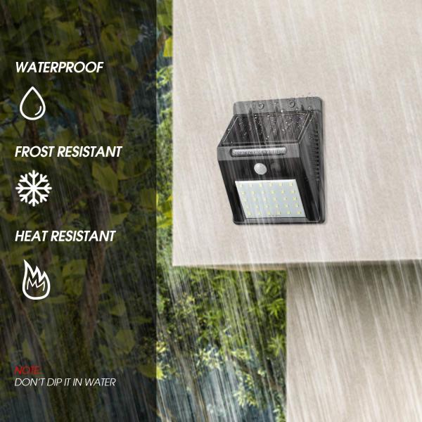 Outdoor Solar Lights,30 LEDS Motion Sensor Light Wireless Security Lights