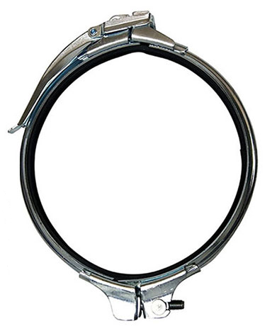 200mm Airtight Quick Release Galvanized Pipe Clamp
