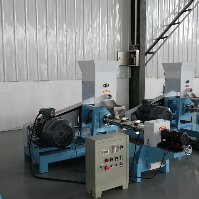 Floating Fish Feed Mill Pellet Extruder Making Machine 380V