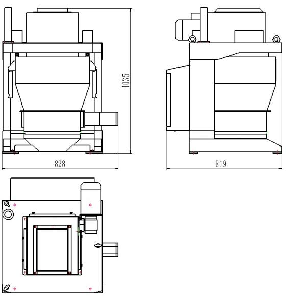 50HZ Electric Blending Machine For Fortified Rice Mill Machine PID