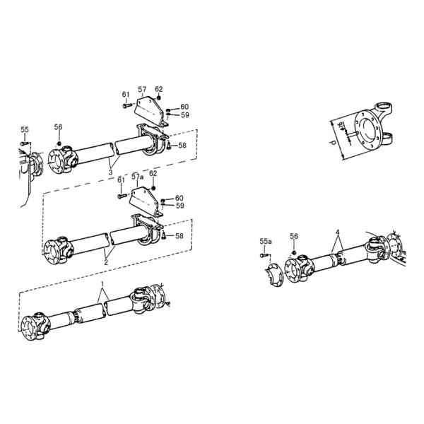 WG9014310125 Propeller Shaft