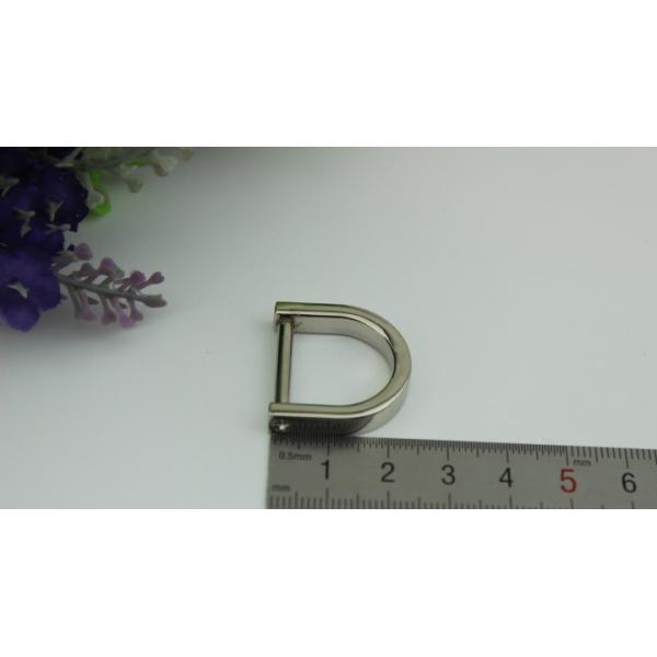 Classical design removeble light gold 20mm D ring buckle,hanging plating bag d-ring