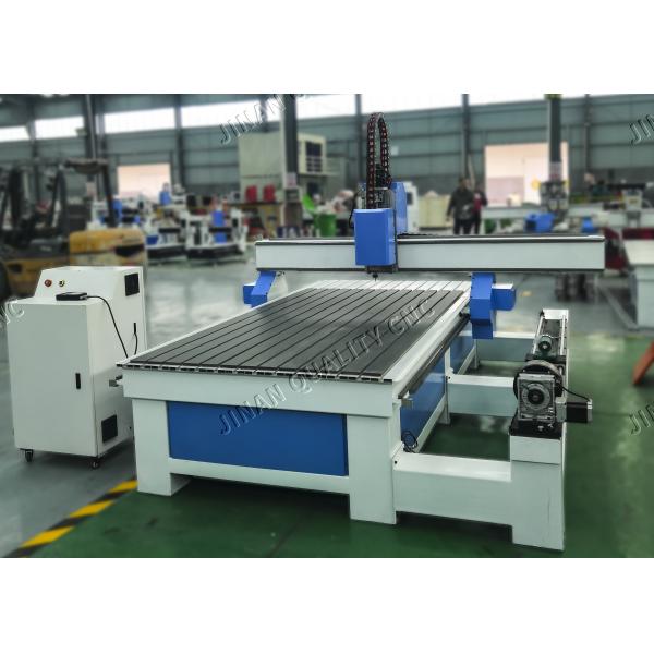Low Noise 4th Axis Rotary Woodworking Cnc Router Machine 1325 Stable Performance