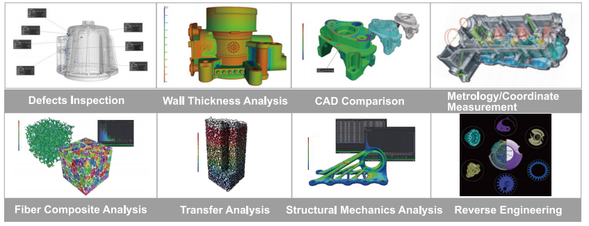 3D CNC program control porosity analysis CT X-Ray machine Unicomp UNCT2600 for aluminum alloy castings