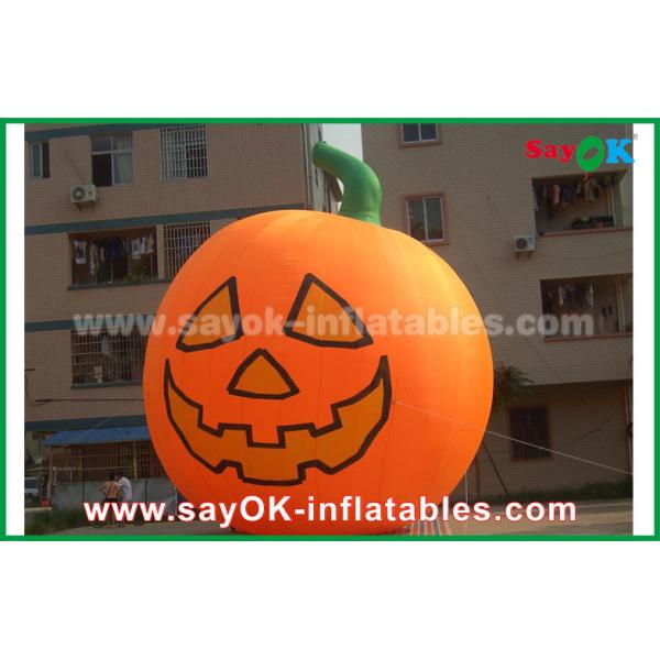 Inflatable Holiday Decorations , Pumpkin Inflatable Cartoon Characters For Halloween