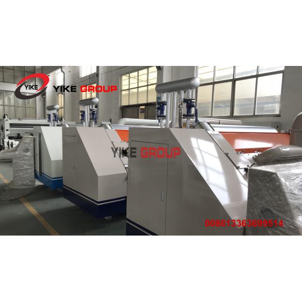 Steam Heating Corrugated Box Making Machine , Single Facer Corrugated Machine