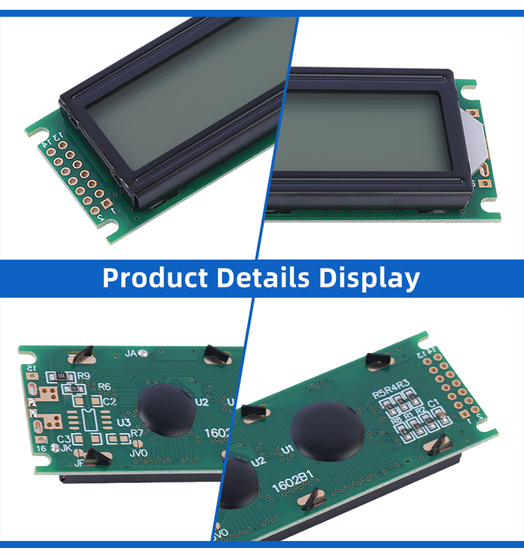 Russian Gray Film 1602B1 Display Module Support Scheme Development Interface ST7066U COB Module