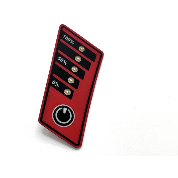 LED Embeded Backlight Matrix FFC Membrane Switch Panels With Errows